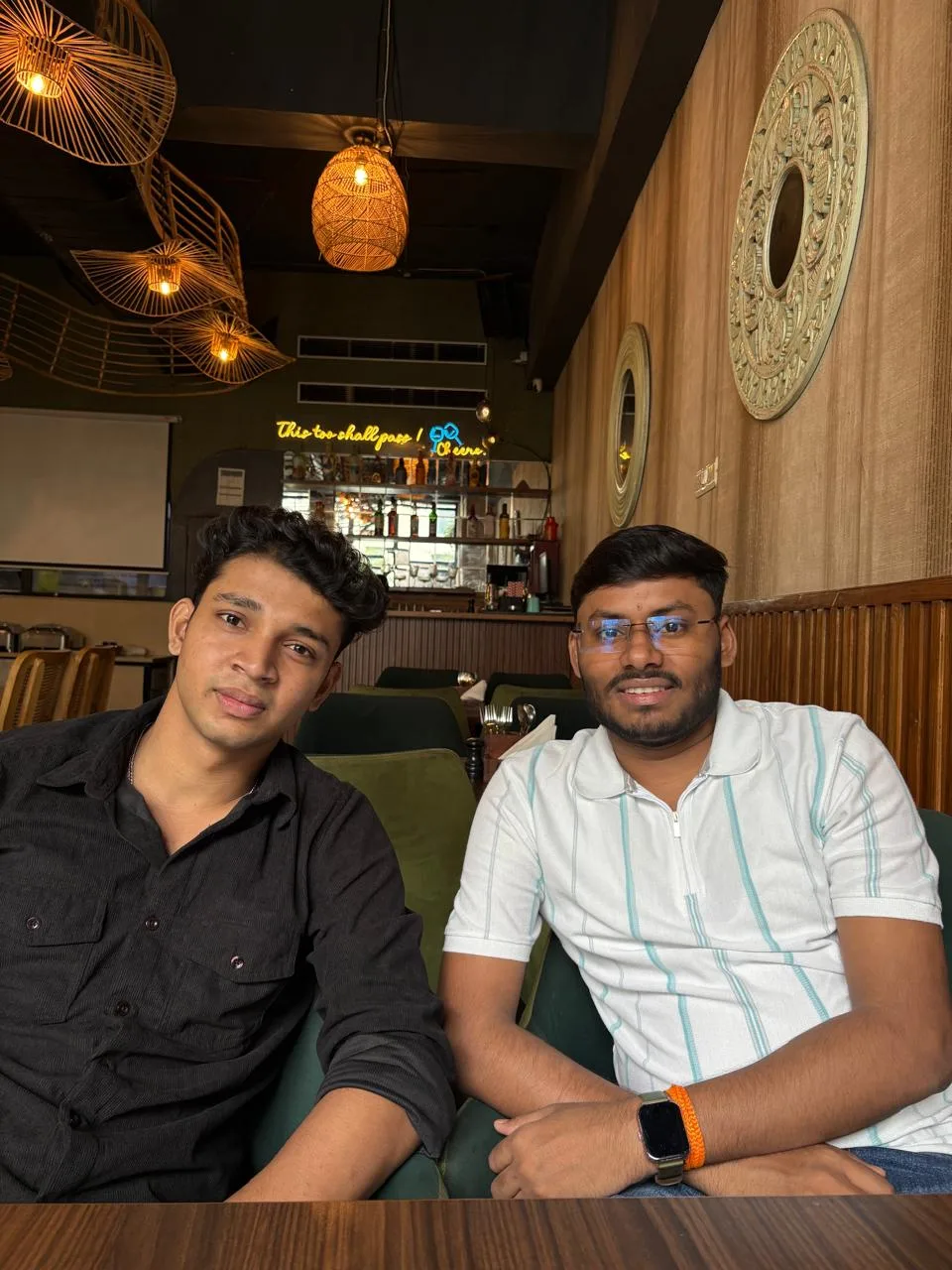 Shyphan engineers at a team lunch